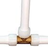 Apollo Expansion Pex 1/2 in. Brass PEX-A Barb Tee Fitting EPXT12